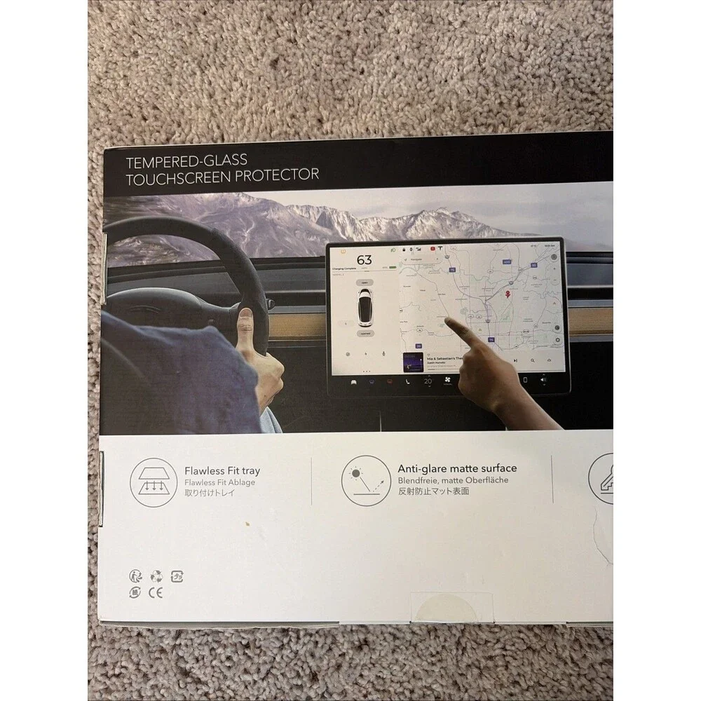 ESR Tempered Glass Touchscreen Protector For Tesla Model 3 Highland 2024
